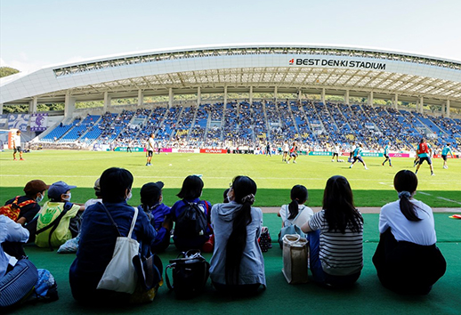 ウォーミングアップ見学のイメージ画像